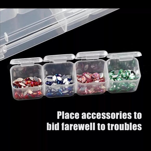 3 large bead storage 56 grid 1 small 4 free - Picture 7 of 16